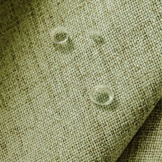 Endless Summer Waterproof Sage Olive Green Linen Style Outdoor Heavy Voile Curtain 3