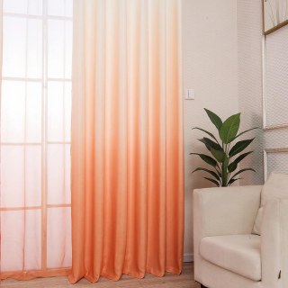 Candy Land Peach Orange Red Ombre Curtain 2
