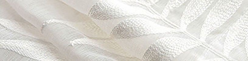 Embroidered Voile Curtain