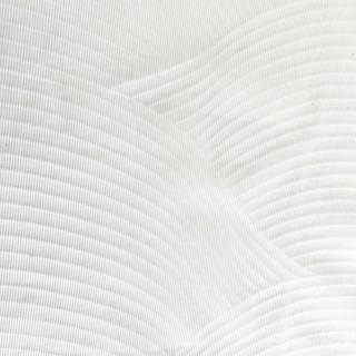Tide Luxury Wave Patterned White Voile Curtain