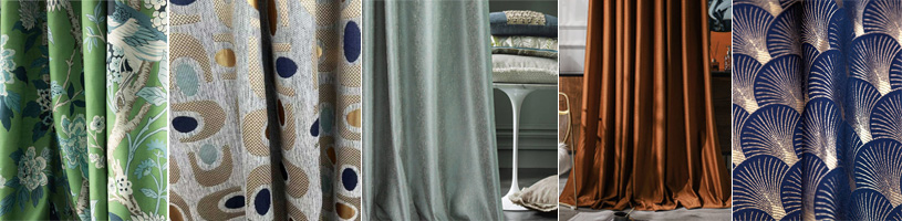 White/Ivory Chenille Velvet  Curtain
