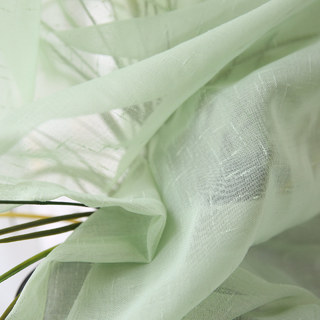 Notting Hill Luxury Sage Green Voile Curtain 3