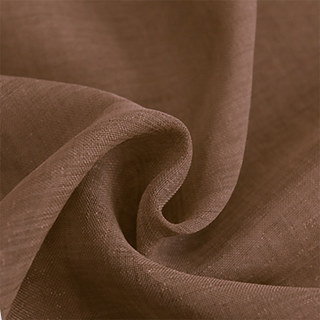 Luxe Coffee Sheer Voile Curtain 5