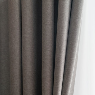 Herringbone Grey 100% Blackout Curtain 8