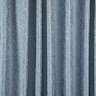 Metallic Fantasy Subtle Textured Striped Sparkling Shimmering Haze Blue Curtain 6