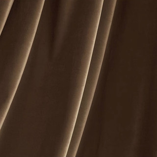 Fine Coffee Brown Velvet Curtains 4