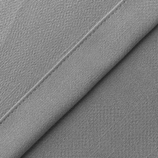 Smart Space Double Sided Light Grey Vegan Suede Curtains 7