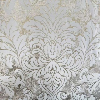 Golden Baroque Luxury Jacquard Cream Gold Damask Curtains 6