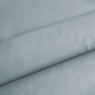 Double Plush Haze Blue Chenille Blackout Curtain 4