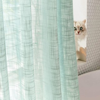 A Touch of Sunshine Mint Green Voile Curtain 2