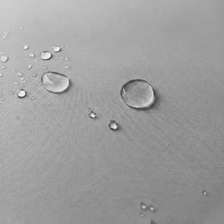 Malibu Waterproof Twill Light Grey Outdoor Curtain 3