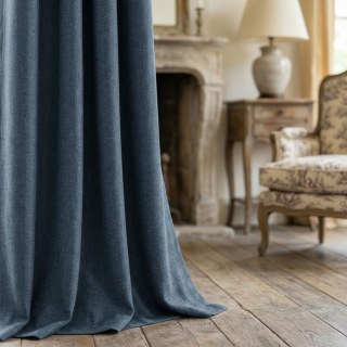 Pine Valley Denim Blue Blackout Curtain 4