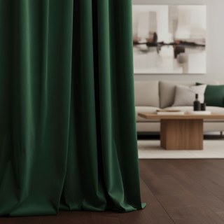 Premium Deep Forest Emerald Green Velvet Curtain 4