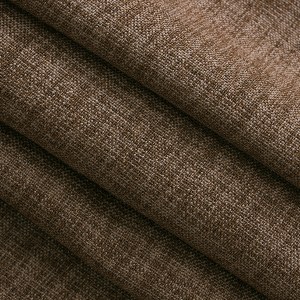 Regent Linen Style Coffee Brown Curtain Drapes 6