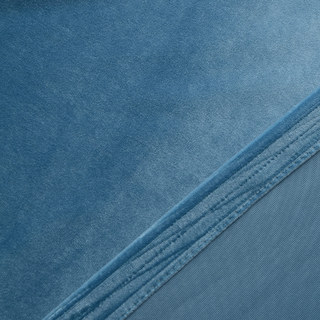 Lustrous Teal Blue Velvet Curtains 6