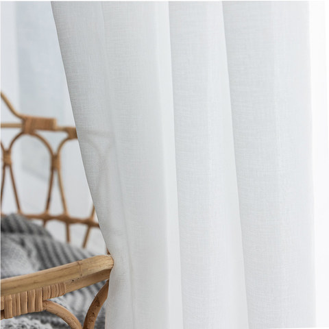 Luxe White Sheer Curtain 1