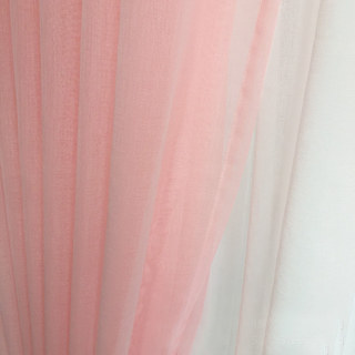Luxe Pale Dusky Pink Sheer Curtain 3