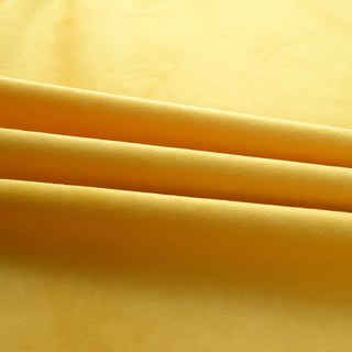 Lustrous Yellow Velvet Curtains 5