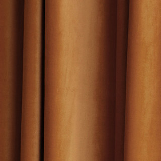 Fine Apricot Orange Matte Velvet Curtains 3