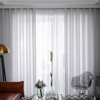 Sundance Textured Striped Gray Light Charcoal Sheer Curtain