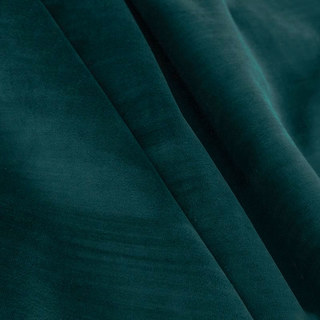 Fine Teal Green Matte Velvet Curtain 4