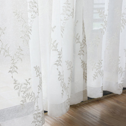 Floral Voile Curtains Floral Voile Curtains