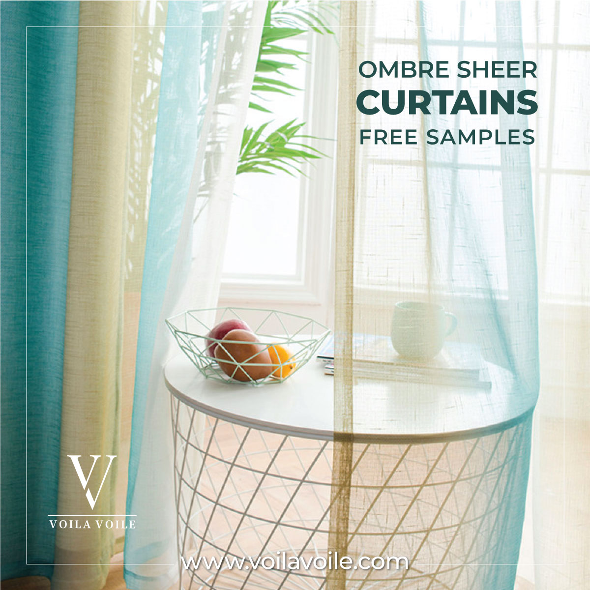 Ombre Voile Curtains Ombre Voile Curtains