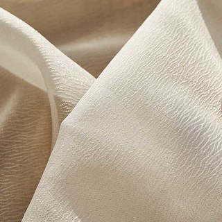 Sand Dune Textured Shimmering Brilliant White Sheer Curtain 4