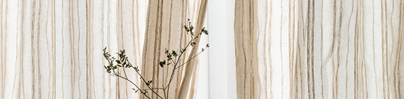 Linen Style Sheer Curtain