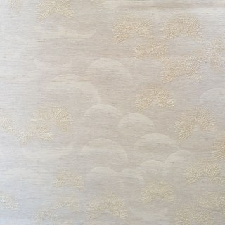 Fluttering Fanburst Art Deco Geometric Cream Off White Curtains 4