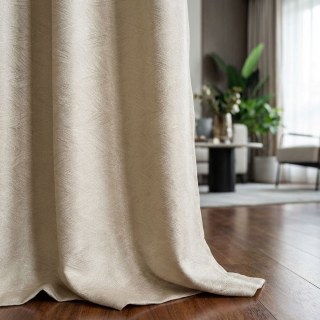 Mermaid Scales Cream Champagne Sparkle Curtain 2