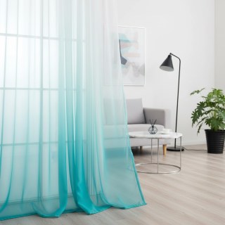 Candy Land Ombre Blue Sheer Curtain 2