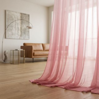 Candy Land Ombre Pink Sheer Curtain 3