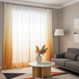 Candy Land Ombre Yellow Sheer Curtain 4