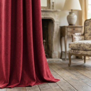 Pine Valley Burgundy Rose Red Blackout Curtain Drapes 5