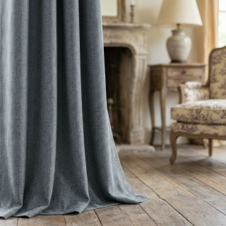 Pine Valley Haze Blue Blackout Curtain Drapes 4